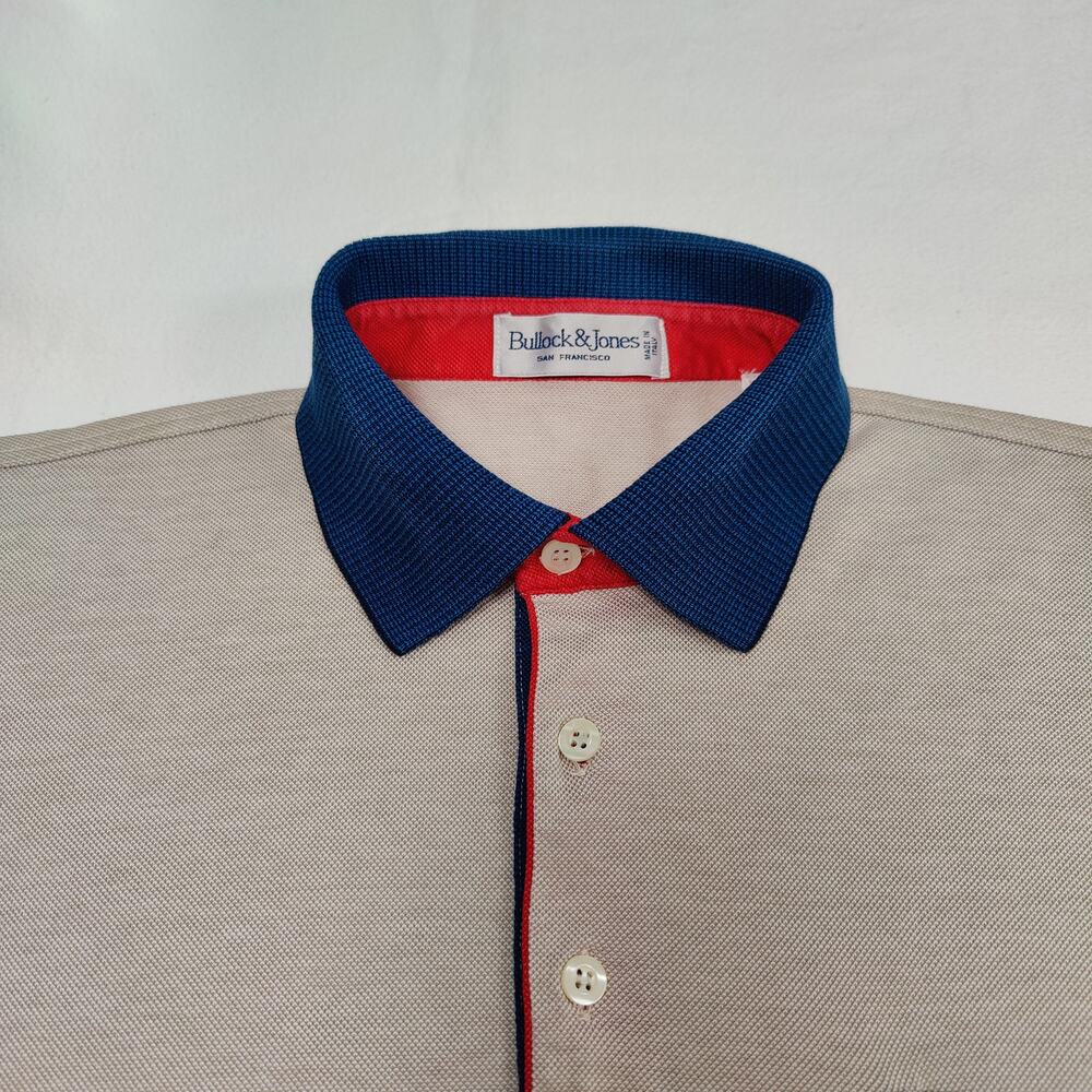 Preppy Summer Relaxed Fit Bullock & Jones San Francisco Classic Polo Tee Shirt - Picture 5 of 7